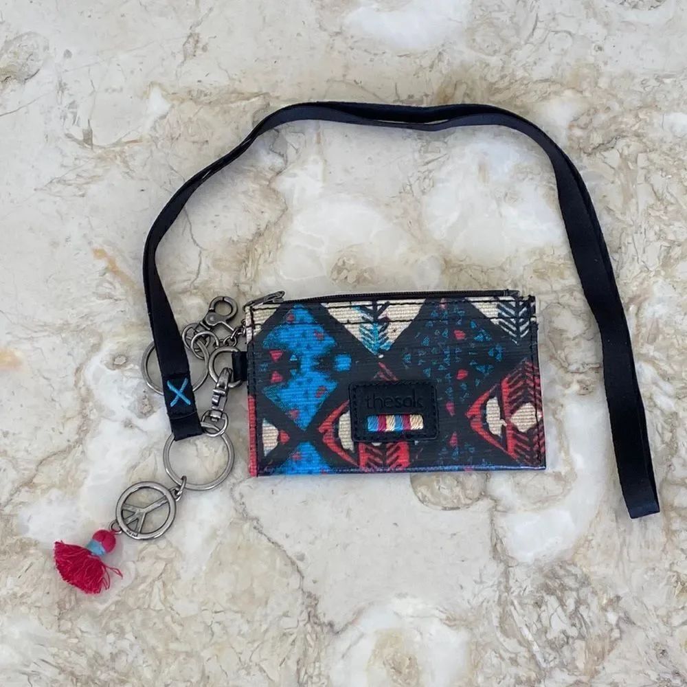 NWOT The Sak Pacifica ID Lanyard Wallet Keychain